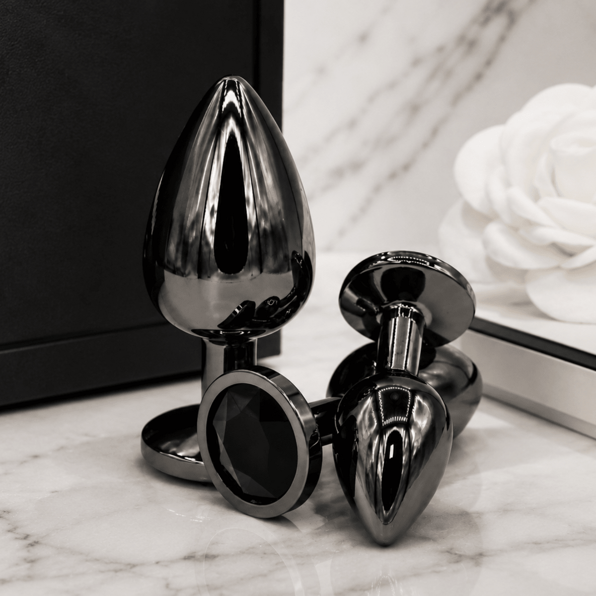 Noir™ Stainless Steel Plug Set - LUXXXE