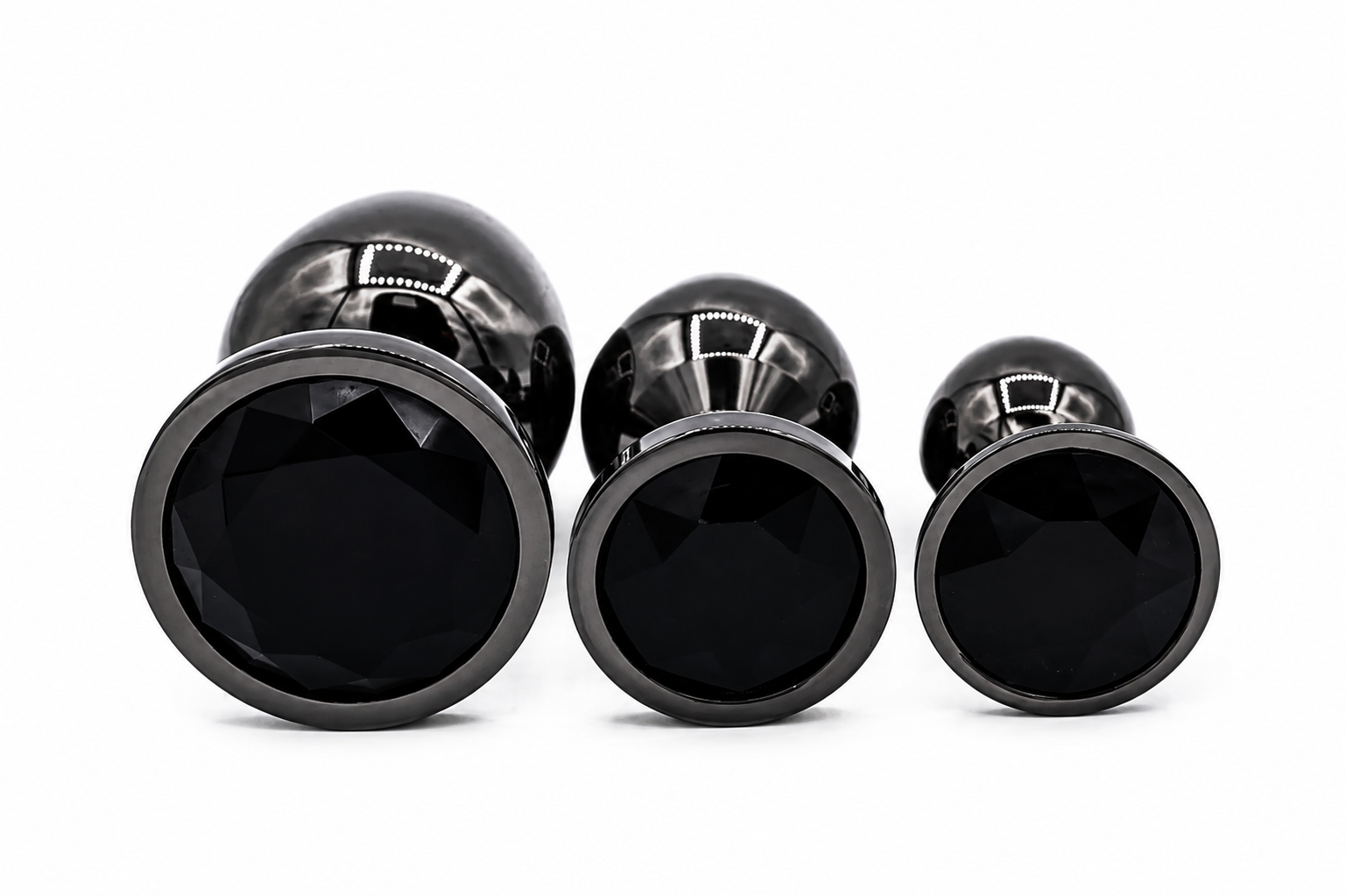 Noir™ Stainless Steel Plug Set
