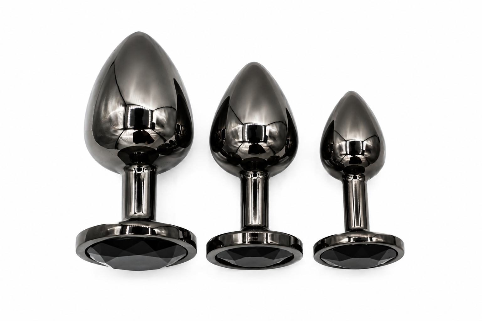 Noir™ Stainless Steel Plug Set