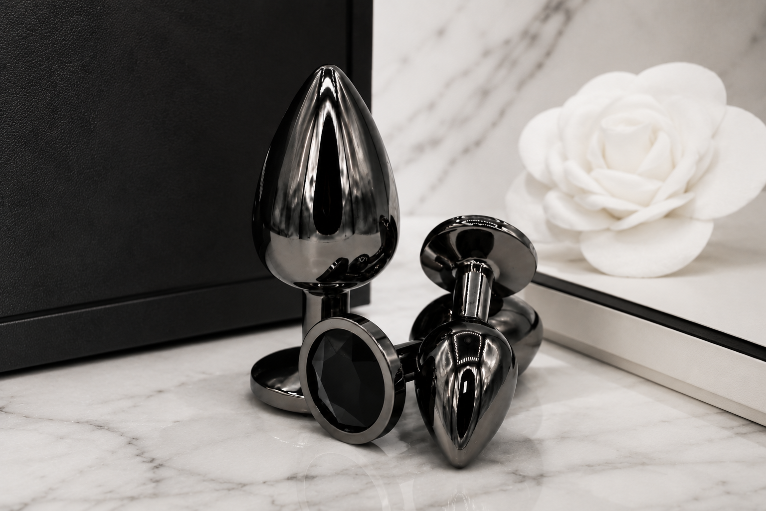 Noir™ Stainless Steel Plug Set