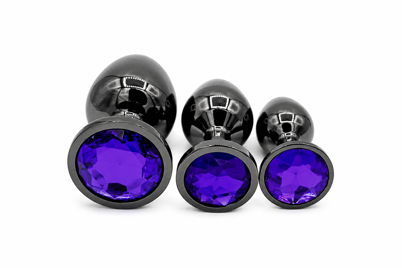 Noir™ Stainless Steel Plug Set