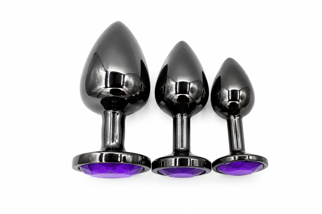 Noir™ Stainless Steel Plug Set