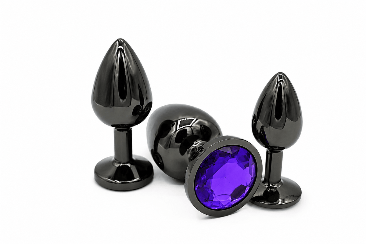 Noir™ Stainless Steel Plug Set - LUXXXE