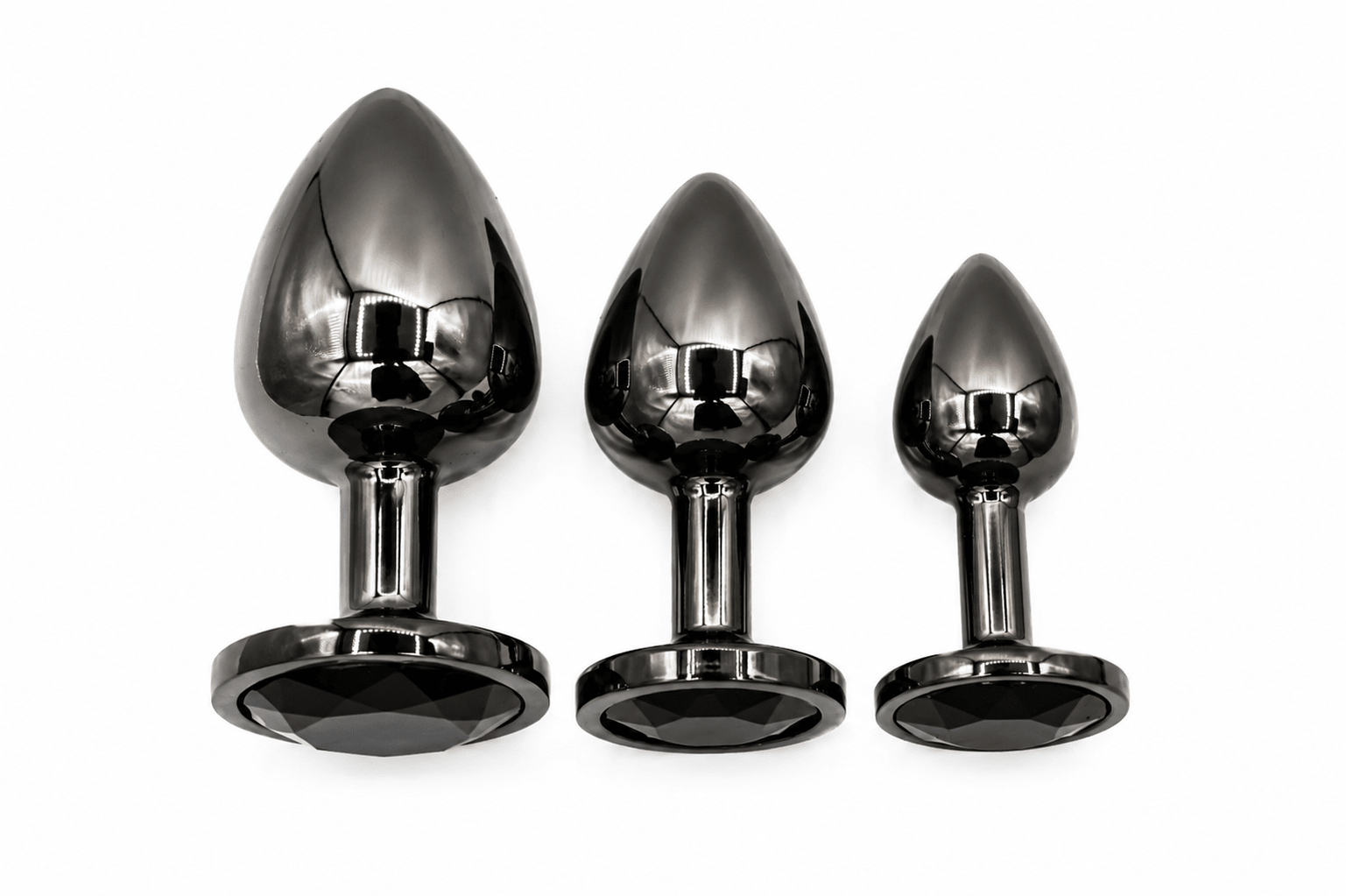 Noir™ Stainless Steel Plug Set - LUXXXE