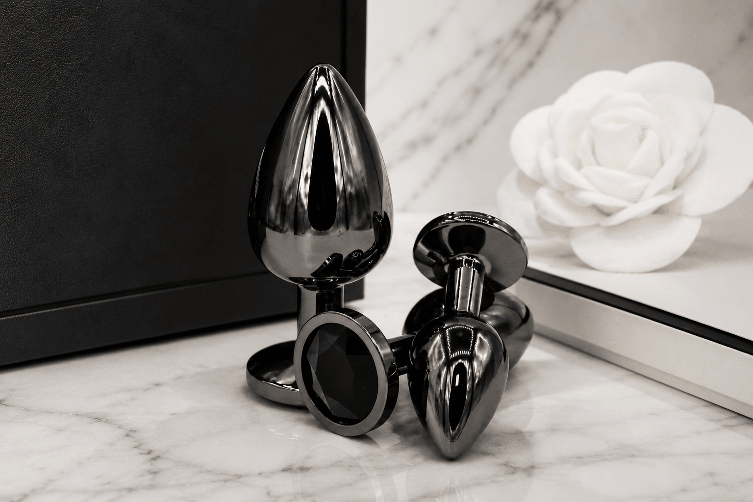 Noir™ Stainless Steel Plug Set - LUXXXE