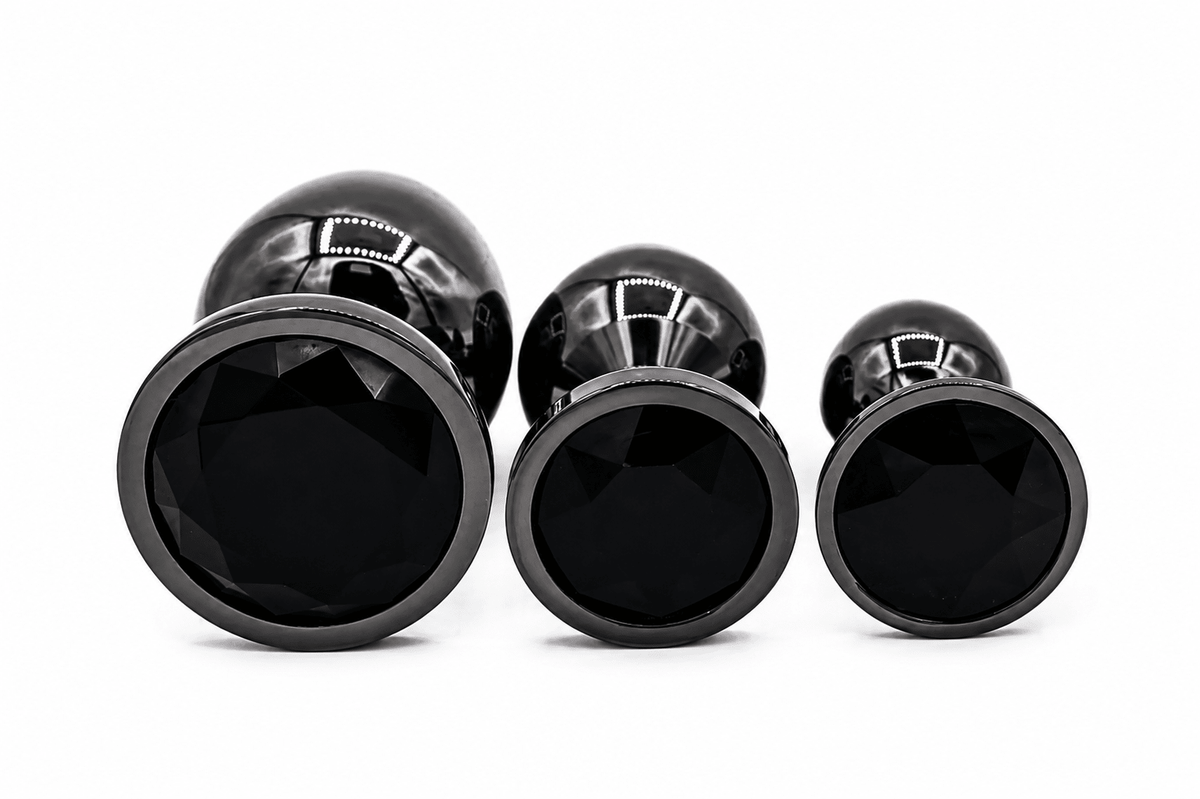 Noir™ Stainless Steel Plug Set - LUXXXE