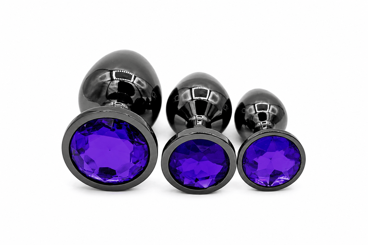 Noir™ Stainless Steel Plug Set - LUXXXE