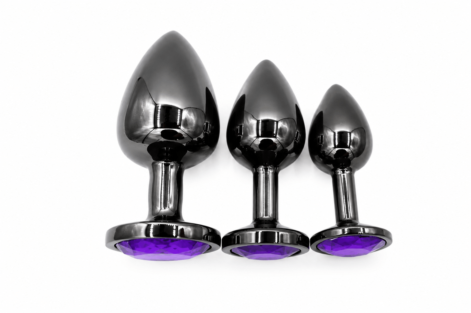 Noir™ Stainless Steel Plug Set - LUXXXE